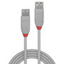 LINDY Câble USB 2.0 Gris 3 m