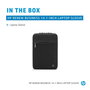 HP Housse sacoche pour ordinateur portable 14,1 pouces Renew Business - Protection durable, anti RFID, avec poche pour traceur Bluetooth et compartiments organisés