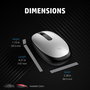 HP Souris sans fil Bluetooth 5.1 ambidextre 3 boutons 1600 PPP - Noir