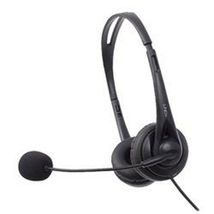 Lindy Casque avec microphone filaire USB Type A Noir