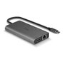 Lindy DST-Mini XT Mini Docking Station USB-C 100W Gris