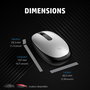 HP Souris Bluetooth 240 Empire Red - Sans Fil, Capteur Optique 1600 PPP, Design Ambidextre (Rouge)