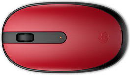 HP Souris Bluetooth 240 Empire Red - Sans Fil, Capteur Optique 1600 PPP, Design Ambidextre (Rouge)