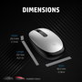 HP Souris Bluetooth 240 Empire Red - Sans Fil, Capteur Optique 1600 PPP, Design Ambidextre (Rouge)