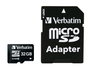 Verbatim Carte mémoire Micro SDHC Classe 10 32 Go - Compatible Smartphone, Appareil Photo, GPS, Lecteur MP3 avec Adaptateur SD