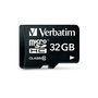Carte Mémoire Micro SD avec Adaptateur Verbatim 44082 32 GB