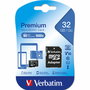 Carte Mémoire Micro SD avec Adaptateur Verbatim 44082 32 GB