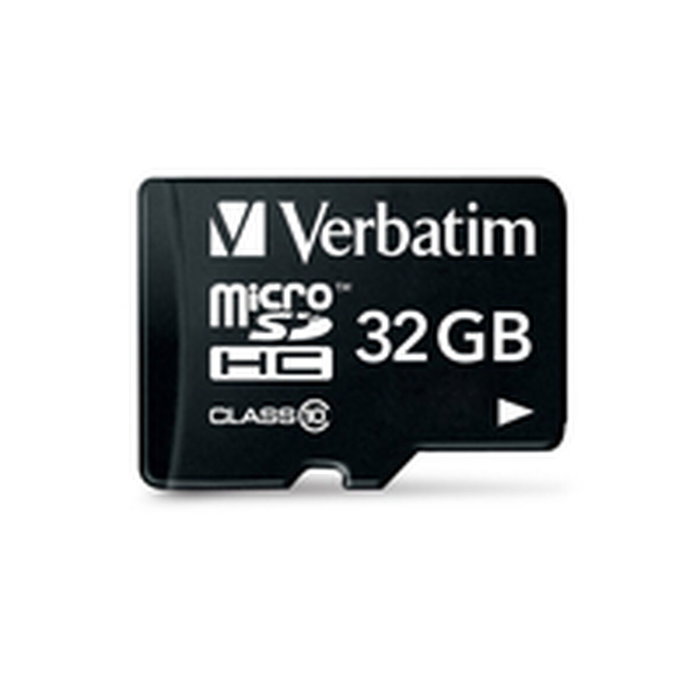 Carte Mémoire Micro SD avec Adaptateur Verbatim 44082 32 GB Carte Mémoire Micro SD avec Adaptateur Verbatim 44082 32 GB