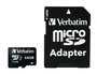 Verbatim Carte microSDXC 64 Go Classe 10 - Adaptateur SD Inclus - Compatible Smartphone, GPS, Appareil Photo