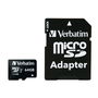 Carte Mémoire Micro SD avec Adaptateur Verbatim 44084