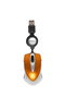 Verbatim Souris Optique de Voyage USB Go Mini Portable 1000 DPI avec Cable Retractable - Pour Droitiers/Gauchers - Orange Volcanique