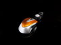 Verbatim Souris Optique de Voyage USB Go Mini Portable 1000 DPI avec Cable Retractable - Pour Droitiers/Gauchers - Orange Volcanique