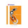 Verbatim Go Mini Travel Souris Optique Orange volcanique