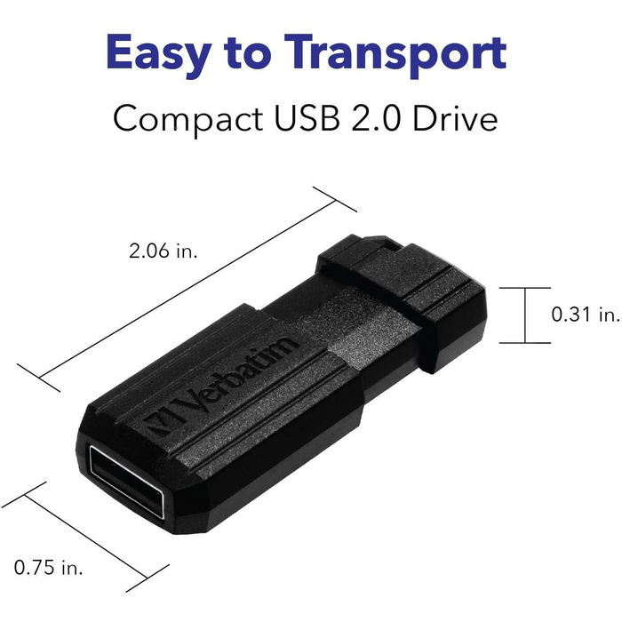 Clé USB Verbatim 49065 Noir 64 GB