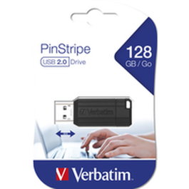 Verbatim Store 'n' Go Pinstripe 128 Go Noir