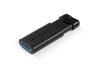 Verbatim PinStripe - Clé USB 3.0 64 Go Noir - Transfert Haute Vitesse, Design Rétractable, Porte-Clés