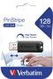 Verbatim PinStripe Clé USB 3.0 128 Go Noire avec Conception Rétractable