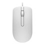 Dell MS116 Souris Optique Filaire USB - Blanc, 1000 DPI, Design Ambidextre