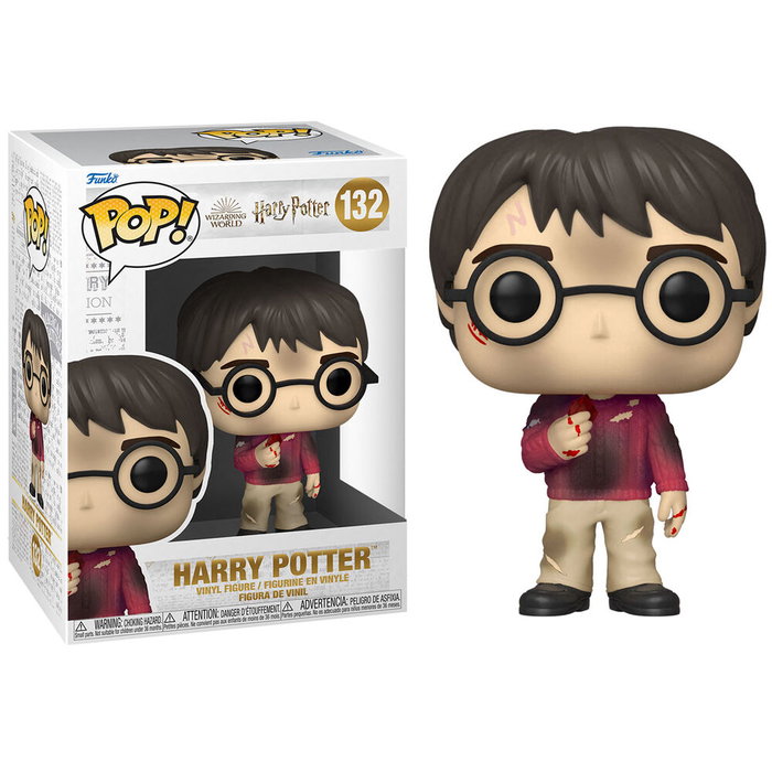 Funko POP Figura Harry Potter Anniversaire - Harry avec la Pierre - Figurine Vinyle 9 cm avec Boîte Cadeau à Fenêtre Funko POP Figura Harry Potter Anniversaire - Harry avec la Pierre - Figurine Vinyle 9 cm avec Boîte Cadeau à Fenêtre
