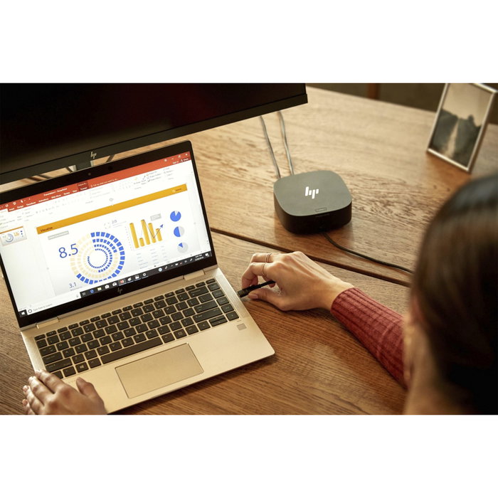 HP USB-C/A Universal Dock G2 Station d'accueil Noir HP USB-C/A Universal Dock G2 Station d'accueil Noir