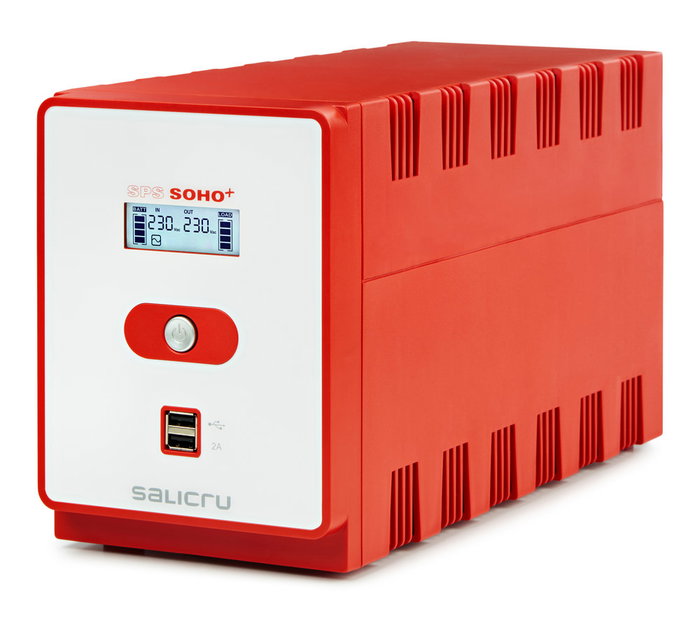 Salicru Sps 1200 Soho+ 1200 Va SAI Line-Interactive avec double chargeur USB 720 W 4 sorties IEC Salicru Sps 1200 Soho+ 1200 Va SAI Line-Interactive avec double chargeur USB 720 W 4 sorties IEC