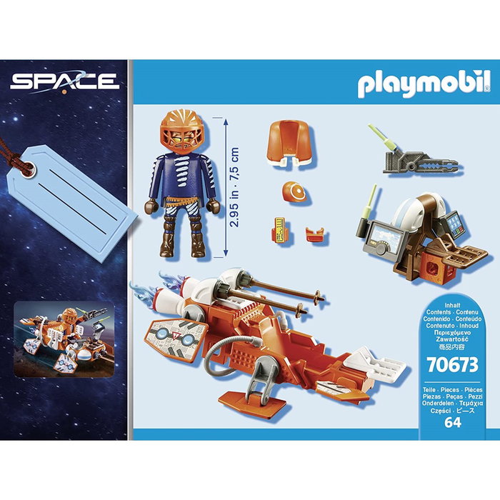 Playmobil Set Regalo Espacio - Coffret Cadeau Spatial avec Astronaute et Space Speeder