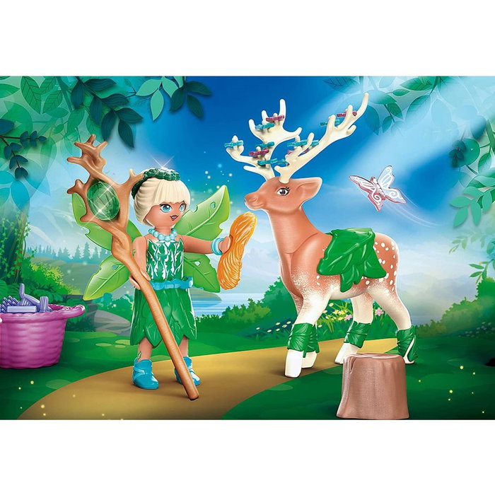Playmobil Ayuma Forest Fairy avec cerf et papillon