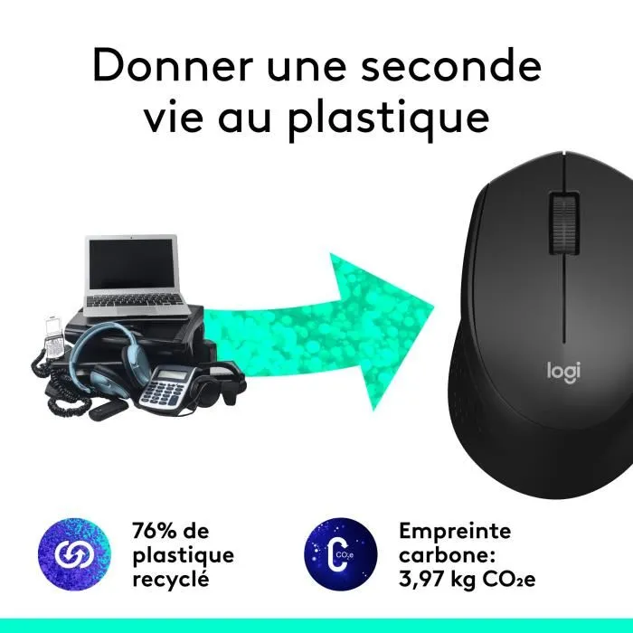Logitech M330 Silent Plus Noir Logitech M330 Silent Plus Noir