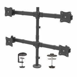 StarTech.com Support pour 4 moniteurs jusqu'à 27 pouces avec bras articulé VESA 75x100 mm