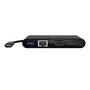 Belkin Adaptateur USB-C vers Gigabit-Ethernet, HDMI, VGA et USB-A - Noir