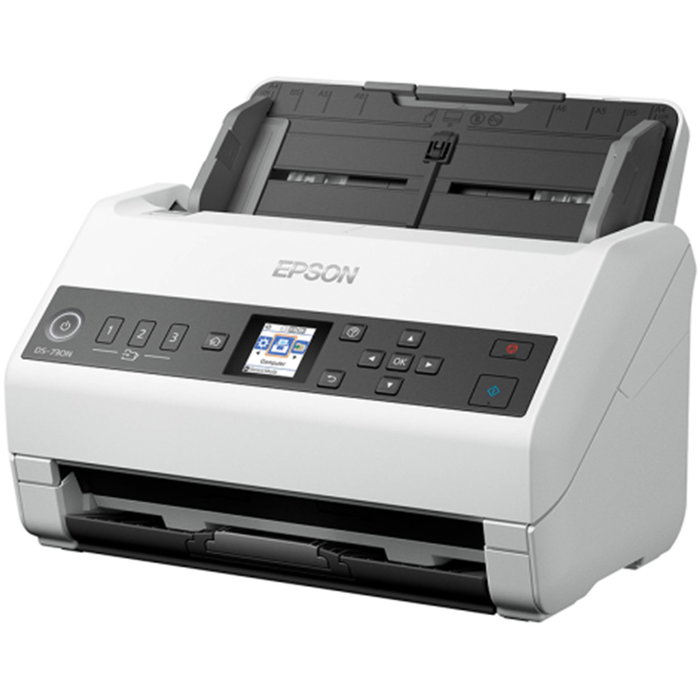 Epson WorkForce DS-730N B11B259401 Scanner de bureau A4, 40 ppm/80 ipm, ADF 100 feuilles, réseau, USB, Ethernet Epson WorkForce DS-730N B11B259401 Scanner de bureau A4, 40 ppm/80 ipm, ADF 100 feuilles, réseau, USB, Ethernet