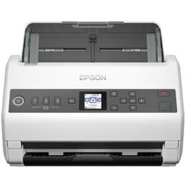 Epson WorkForce DS-730N B11B259401 Scanner de bureau A4, 40 ppm/80 ipm, ADF 100 feuilles, réseau, USB, Ethernet