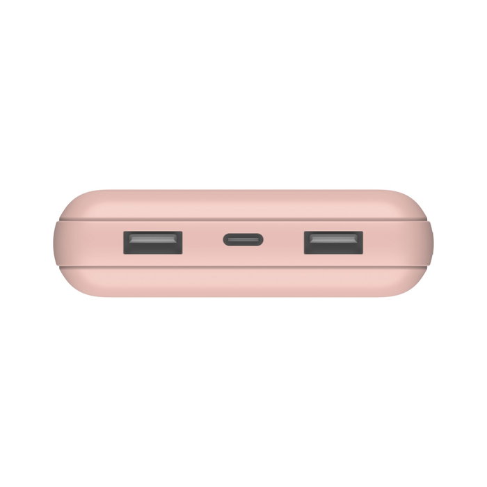 Belkin Batterie externe 20 000 mAh USB-A & USB-C 15W Rose