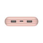 Belkin Batterie externe 20 000 mAh USB-A & USB-C 15W Rose