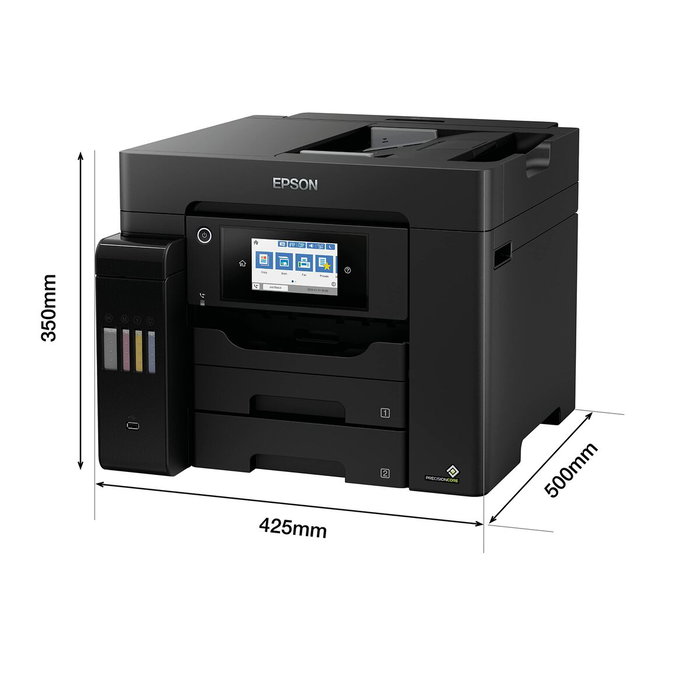 Imprimante Multifonction Epson EcoTank ET-5850 25 ppm WiFi Noir Imprimante Multifonction Epson EcoTank ET-5850 25 ppm WiFi Noir