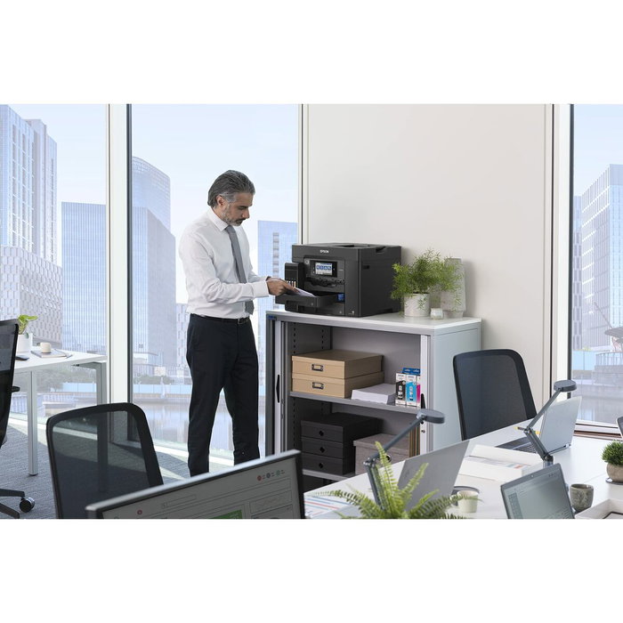 Imprimante Multifonction Epson EcoTank ET-5850 25 ppm WiFi Noir Imprimante Multifonction Epson EcoTank ET-5850 25 ppm WiFi Noir