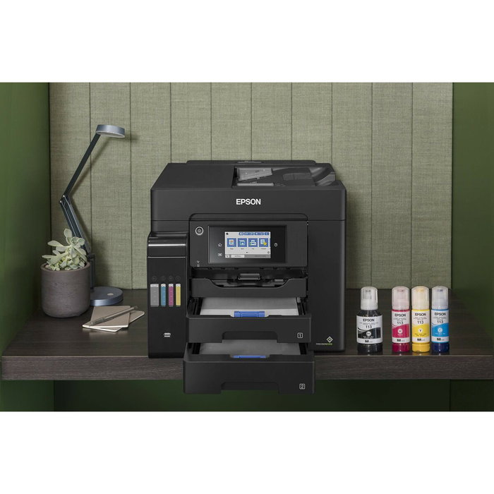 Imprimante Multifonction Epson EcoTank ET-5850 25 ppm WiFi Noir Imprimante Multifonction Epson EcoTank ET-5850 25 ppm WiFi Noir