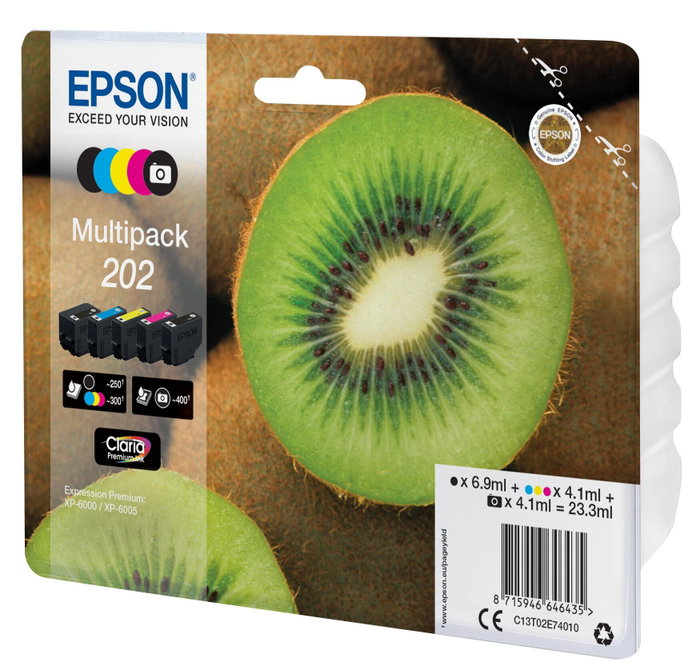 Epson Multipack Claria Premium T 202 (C13T02E74010) - 5 Couleurs