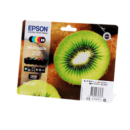 Epson - C13T02E74010 - Cartouche d'encre multipack 202 - Noir, Noir clair, Cyan, Magenta, Jaune