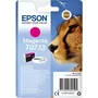 Epson - Cartouche d'encre Magenta T0713 pour imprimante - DURABrite - C13T07134012
