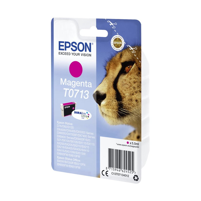 Epson Cartouche d'encre T0713 Magenta DURABrite Ultra