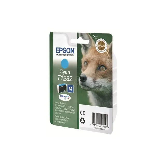 Epson Cartouche d'encre Cyan T1282 - C13T12824012 - Singlepack DuraBrite Ultra Epson Cartouche d'encre Cyan T1282 - C13T12824012 - Singlepack DuraBrite Ultra