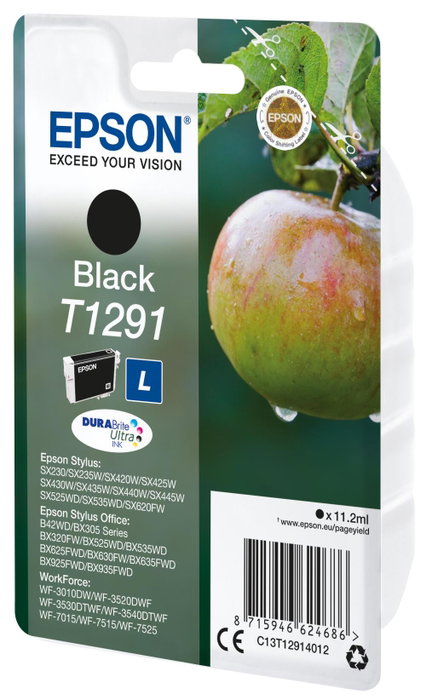 Epson Cartouche d'encre T1291 Noir DURABrite Ultra