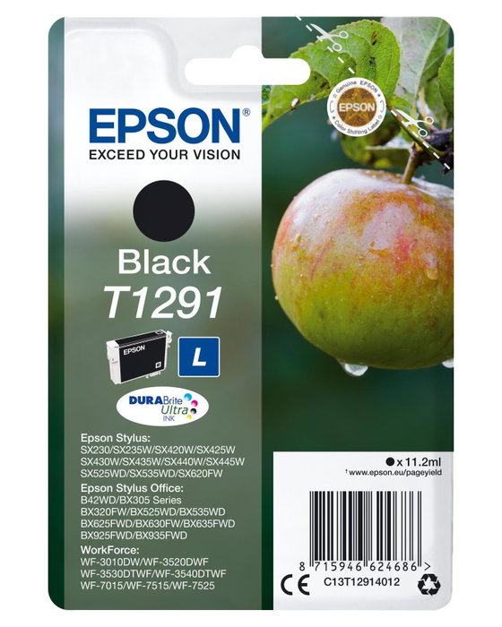 Epson Cartouche d'encre T1291 Noir DURABrite Ultra