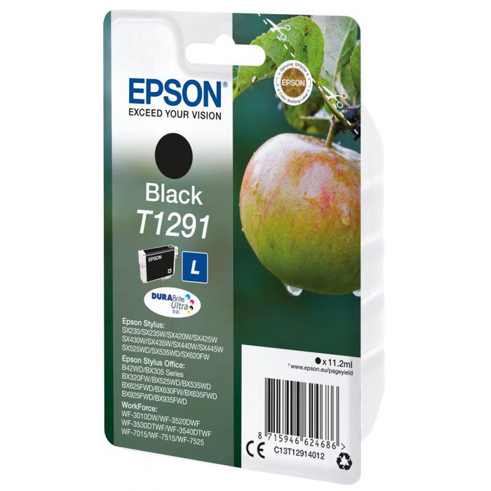 Epson Cartouche d'encre T1291 Noir DURABrite Ultra