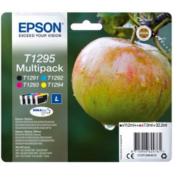 Epson C13T12954012 Multipack Tinta Noir Cyan Magenta Jaune Epson C13T12954012 Multipack Tinta Noir Cyan Magenta Jaune