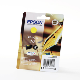 Epson T1624 Cartouche d'encre jaune haute capacité pour imprimantes Epson - Stylo Encre Durabri