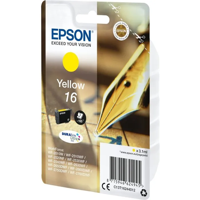 Epson Cartouche d'encre 16 Jaune