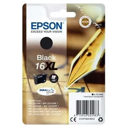 Epson Cartouche d'encre 16XL Noir - 12.9 ml, Rendement 500 pages