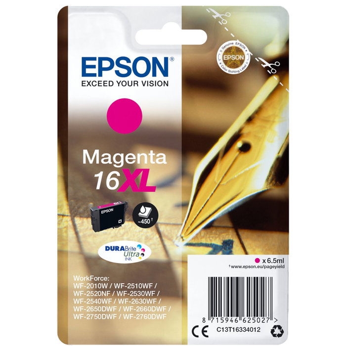 Epson Cartouche d'encre T1633 XL Magenta DURABrite Ultra